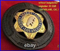 0/ Collector badge, Detective Deputy Sheriff, Los Angel County, Kalifornien