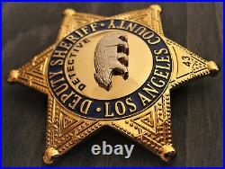 0/ Collector badge, Detective Deputy Sheriff, Los Angel County, Kalifornien