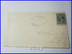1879 Westminster Los Angeles California Town & County Cancel Cover Lake Port
