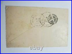 1887 McPherson Los Angeles CA Town & County Maltese Cross Red Field NY Cover