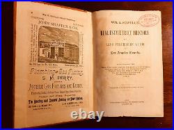 1888 Real Estate Tract Directory and Land Purchasers' Guide, Los Angeles County