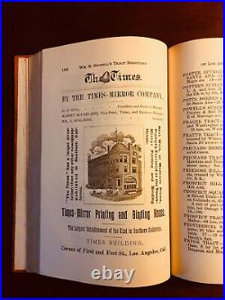 1888 Real Estate Tract Directory and Land Purchasers' Guide, Los Angeles County