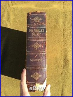 1889 Los Angeles County History Book California History Biography PEN PICTURES
