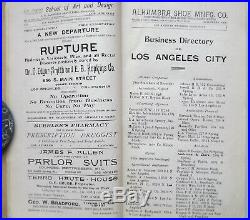 1894 Los Angeles County Business Directory Residences Pasadena Santa Monica more