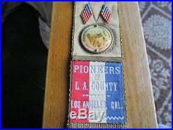 1897 Pioneers of L. A. County Los Angeles, Cal Ribbon Excellent