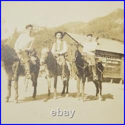 1898 Early Mount Wilson Hotel California Los Angeles Co. Antique Photo Sign