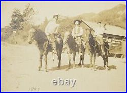 1898 Early Mount Wilson Hotel California Los Angeles Co. Antique Photo Sign