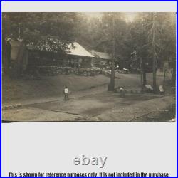 1898 Early Mount Wilson Hotel California Los Angeles Co. Antique Photo Sign