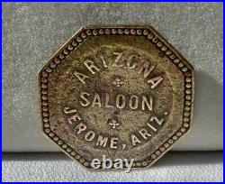 1902 Jerome Az A. T. (yavapai Co Mining) Xrare R9 Arizona Saloon Drink Token