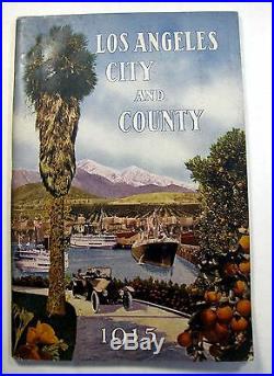 1915 Los Angeles City and County Chamber of Commerce Promo Booklet