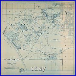 1919 Map of Salt Lake Oil Field Los Angeles County California