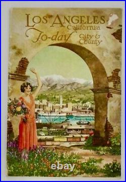 1926 ORIGINAL LOS ANGELES CALIFORNIA TODAY CITY AND COUNTY BOOKLET First Edition