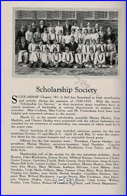 1929 Bell High School Yearbook, The Eagle, Bell, California, Los Angeles County