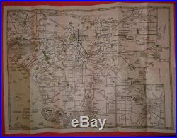 1929 Folder AMUSEMENT MAP OF LOS ANGELES COUNTY Cartograph HERBERT E. FLOERCKY