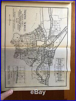 1934 Los Angeles County Highway Traffic Survey Report withMaps EXRARE ORIGINAL