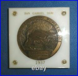 1937 San Gabriel (Calif.) Dam Dedication Medal, Los Angeles County