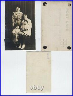 1940s ORIGINAL JAPANESE AMERICAN LOS ANGELES RPPC AND PHOTOS VERY RARE VINTAGE