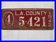 1942_Los_Angeles_County_California_License_Plate_Tag_TRUCKING_01_go