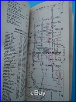 1943 Rare Vintage Mapfax And Street Guide Los Angeles County