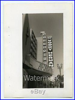 1950s Photo Hollywood Palladium Los Angeles County CA Woody Herman