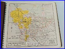 1952 Thomas Bros. Popular Atlas of Los Angeles County Complete Street Info