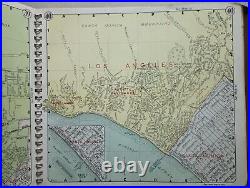 1953 THOMAS BROS. GUIDE Popular Atlas of Los Angeles County Great Shape