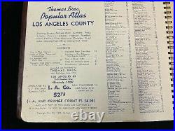 1955 Thomas Guide Los Angeles County Popular Atlas Map