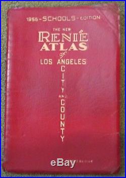 1956 Pocket Edition The NEW RENIE ATLAS of LOS ANGELES City/County