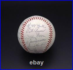 1963 Los Angeles Dodgers Team Signed Baseball 25 Autographs World Series Champs