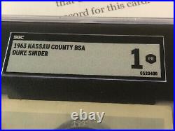 1963 Nassau County Bsa Duke Snier New York Mets Very Rare! Price Drop