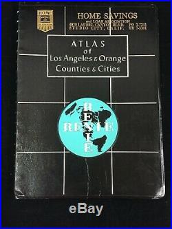 1963 Renie Map Service Atlas Of Los Angeles & Orange Counties & Cities