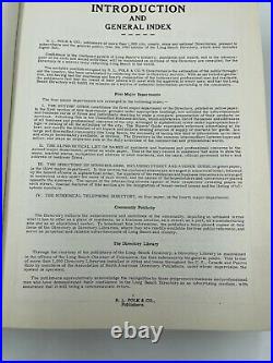1964 Polk's Directory LONG BEACH (Los Angeles County, California) Genealogy LA