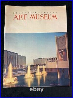1965 Los Angeles County Art Museum Magazine Lacma, Los Angeles Times, March 28th