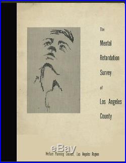 1965 Mental Retardation Survey of Los Angeles County CA Joint Agencies Project