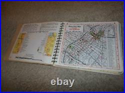 1972 Edition Thomas Bros Maps Population Street Atlas Book Los Angeles County