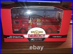 1973 Ward Lafrance Amabassador Fire Engine Lacfd 1/50 Iconic Replicas 50-0393