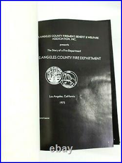 1975 Los Angeles County Fire Department CA Firefighter History Year Book