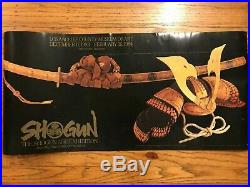 1984 The Shogun Age Exhibition Los Angeles County Museum of Art Poster 32