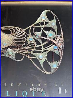 1986 Rene Lalique Los Angeles County Musuem Of Art Exhibit Poster