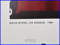 1994 Annie Leibovitz x David Byrne PHOTOGRAPHS 1970-1990 Exhibition Poster