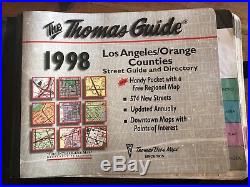1998 Thomas Guide Los Angeles County Rare Beverly Hills 90210 8th Season Cover