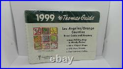 1999 THOMAS GUIDE LOS ANGELES ORANGE COUNTIES STREET GUIDE & Airport Maps NEW