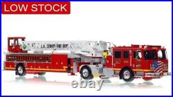 1/50 Fire Replicas LA County KME Aerialcat 100' TDA Quint Fighting 15 FR142-15