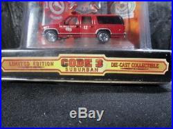 1/64 CODE 3 LOS ANGELES COUNTY BATTALION CHIEF 12 GMC SUBURBAN Never Opened