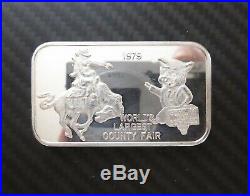1 oz. 999 Silver WORLD LARGEST COUNTY FAIR LOS ANGELES USSC MINT LIMITED 4250