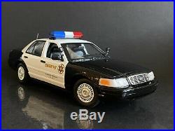 2002 Ford Crown Victoria Los Angeles County Sheriff Revised Edition 1/18 HTF
