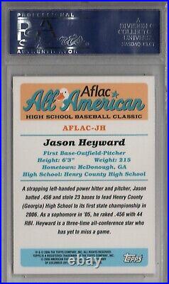 2006 Topps Aflac All American Promo #jh Jason Heyward Rc Psa 10 Rare Pop 12