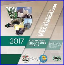 2017 Los Angeles County Mechanical Code NEW