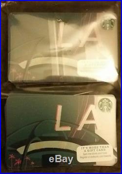 300 Card lot 2015 Starbucks los Angeles LA Orange county california CA gift LOT
