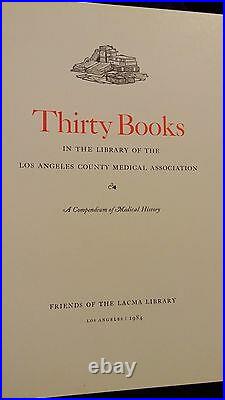 30 Books in the Library of the Los Angeles County Medical Association #414/500